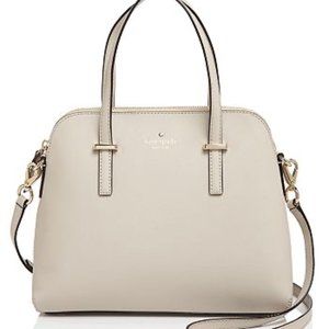 Kate Spade Cedar Street Maise Satchel - Nude Beige Crisp Linen